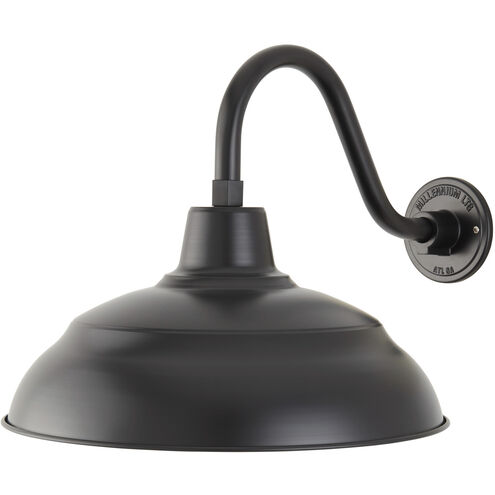 R Series Satin Black 17 inch Outdoor Warehouse Shade